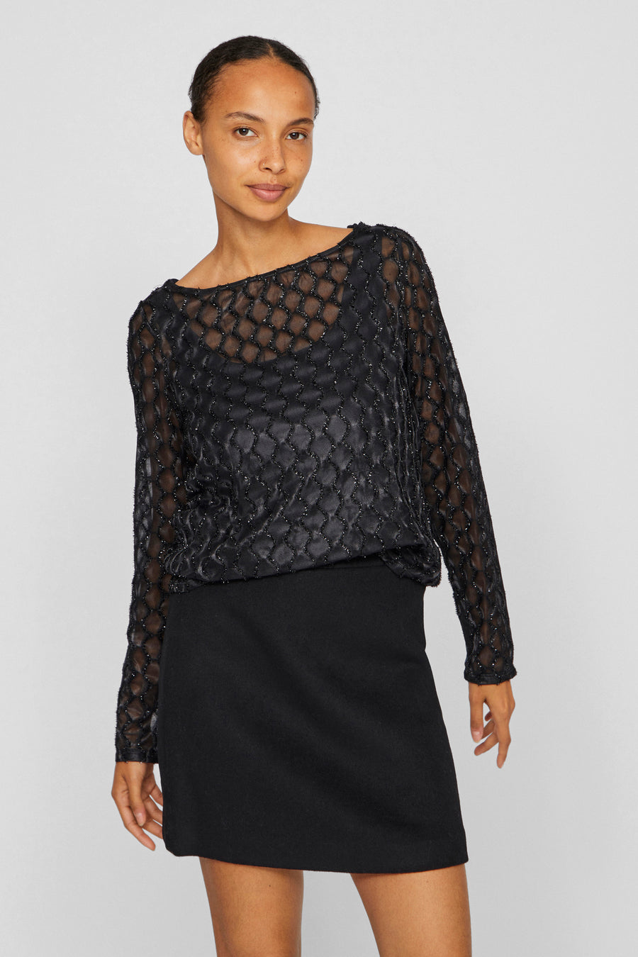 Top (lange mouwen) Zwart - VILA®