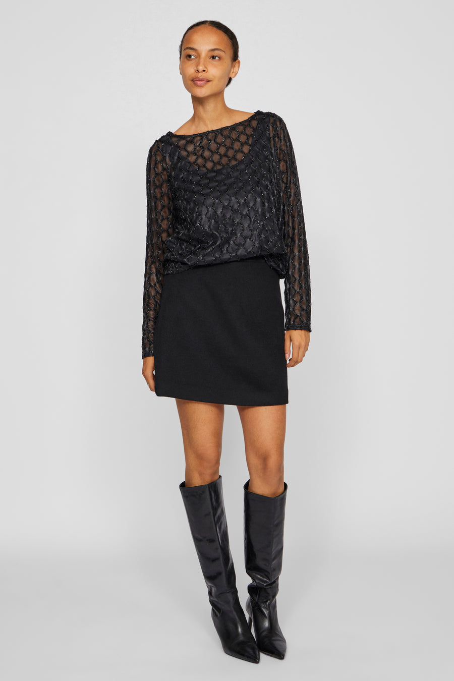Top (lange mouwen) Zwart - VILA®