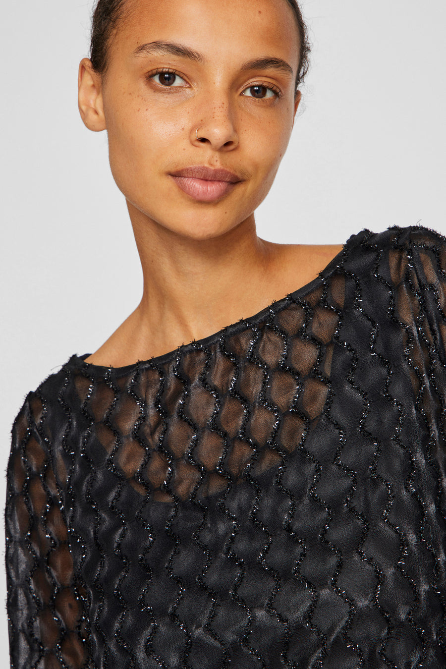 Top (lange mouwen) Zwart - VILA®