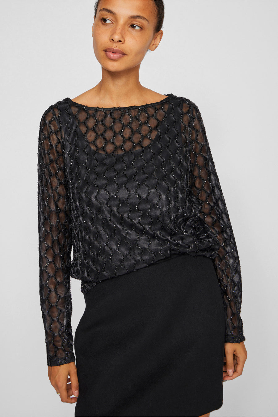 Top (lange mouwen) Zwart - VILA®