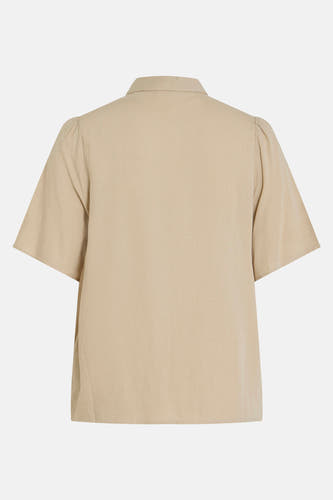 Hemd (korte mouwen) Beige - VILA®