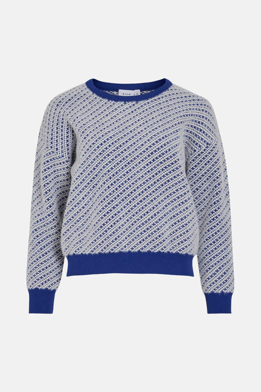 Trui met ronde hals Blauw - VILA®