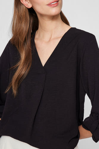 Blouse (lange mouwen) Zwart - VILA®