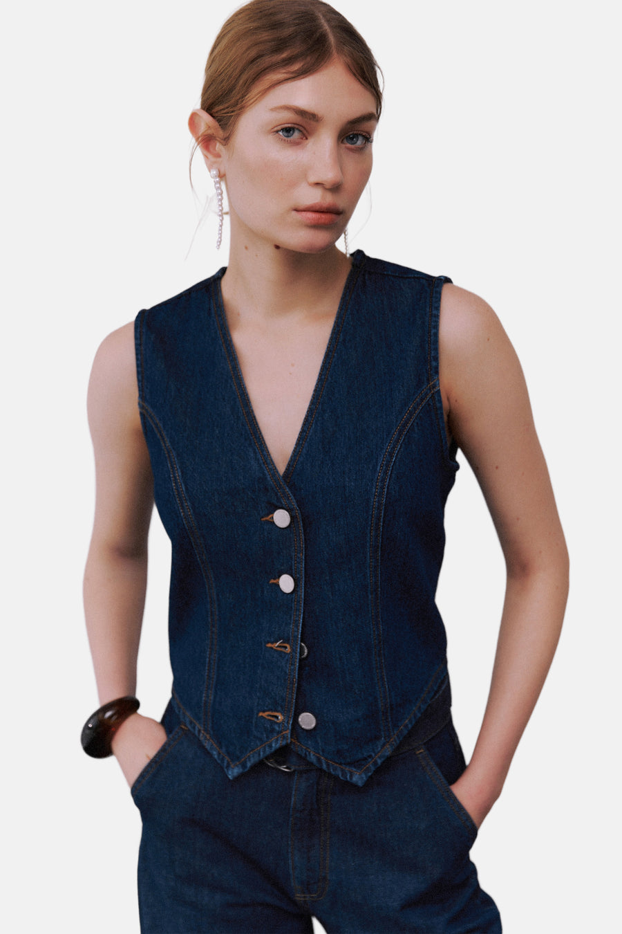 Blazer Dark blue denim - VILA®