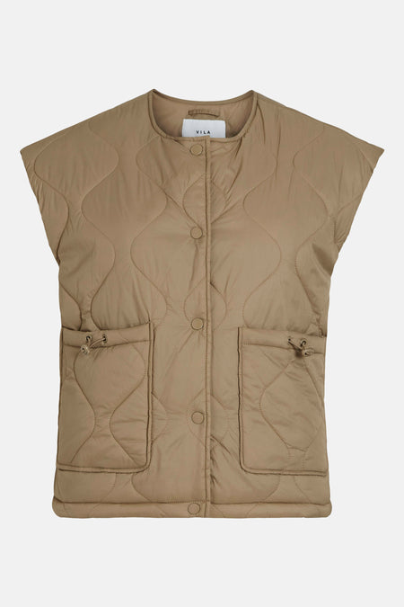 Korte jas Beige - VILA®