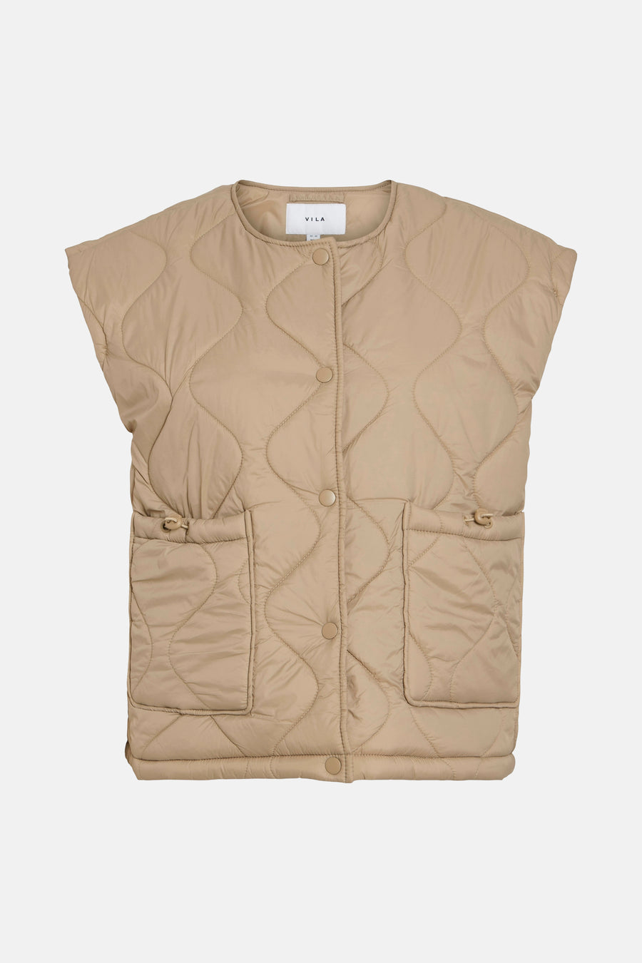 Korte jas Beige - VILA®