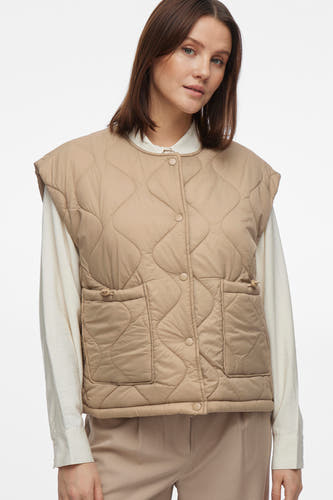 Korte jas Beige - VILA®