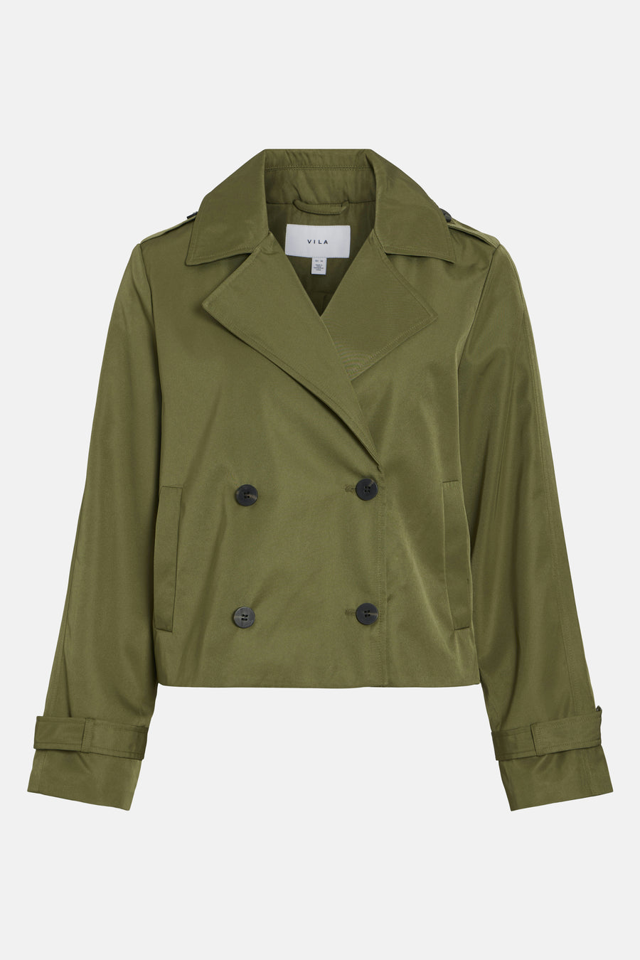 Korte jas Groen - VILA®
