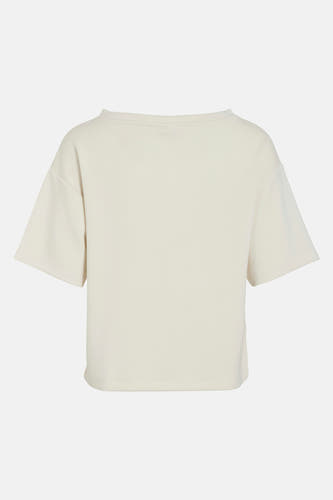Top (korte mouwen) Ecru - VILA®