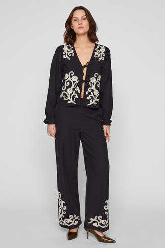 Blouse (lange mouwen) Zwart - VILA®