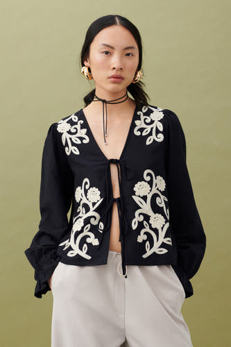 Blouse (lange mouwen) Zwart - VILA®