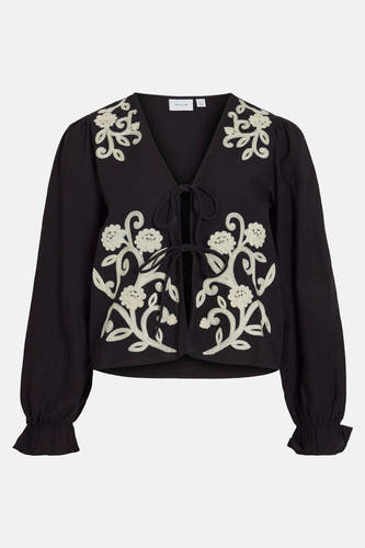 Blouse (lange mouwen) Zwart - VILA®