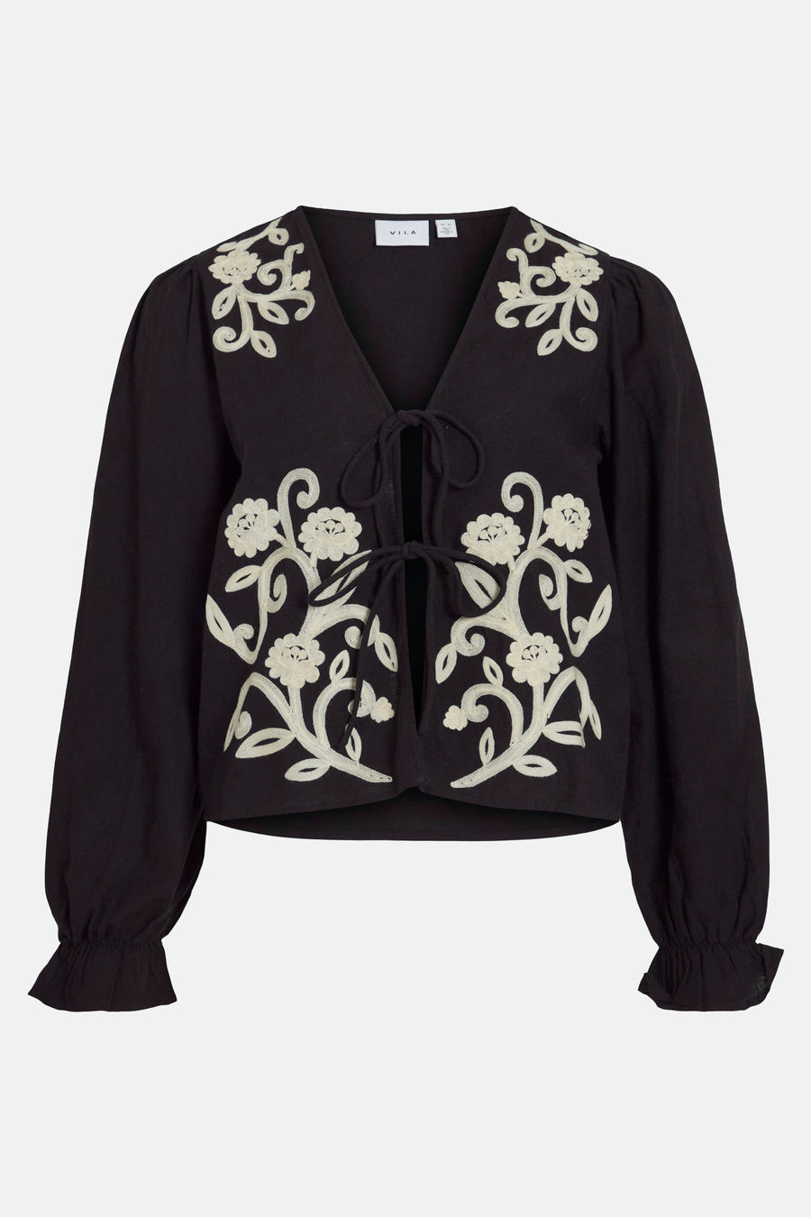 Blouse (lange mouwen) Zwart - VILA®