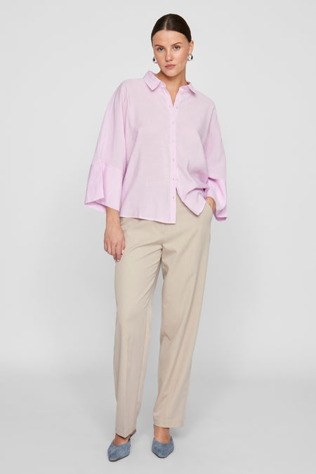 Hemd (lange mouwen) Roze - VILA®