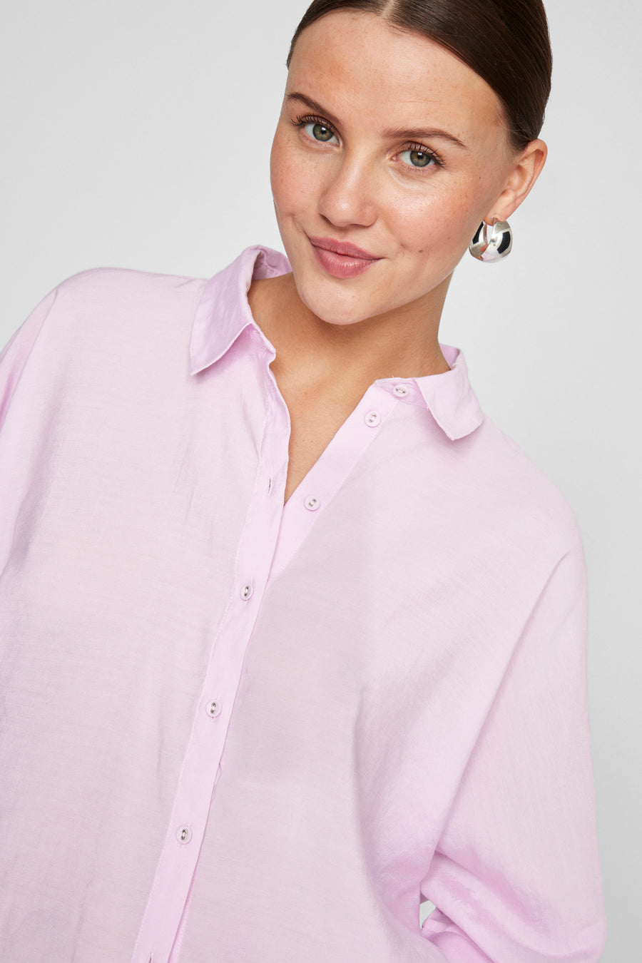 Hemd (lange mouwen) Roze - VILA®