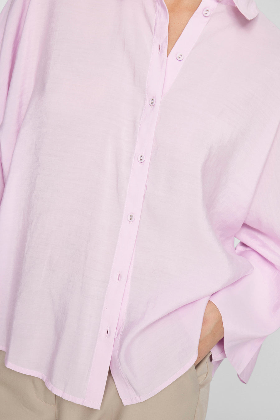 Hemd (lange mouwen) Roze - VILA®