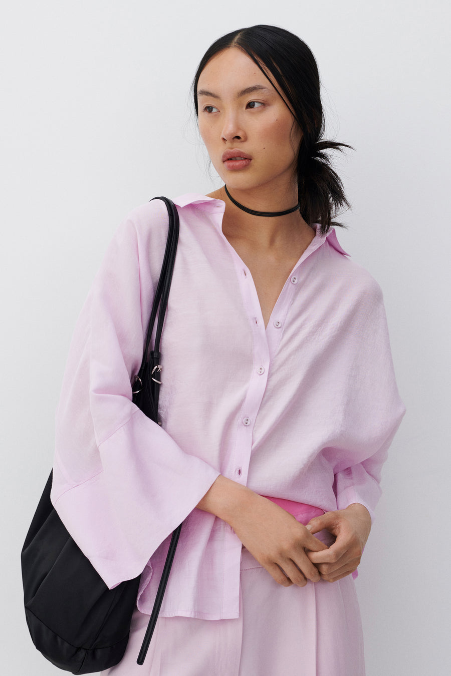 Hemd (lange mouwen) Roze - VILA®
