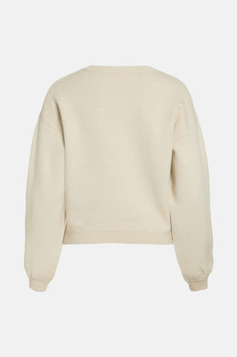 Trui met ronde hals Beige - VILA®