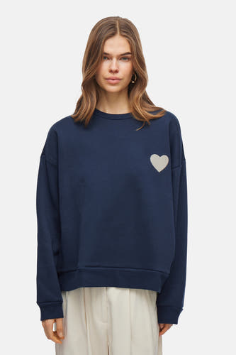 Sweater met ronde hals Blauw - VILA®