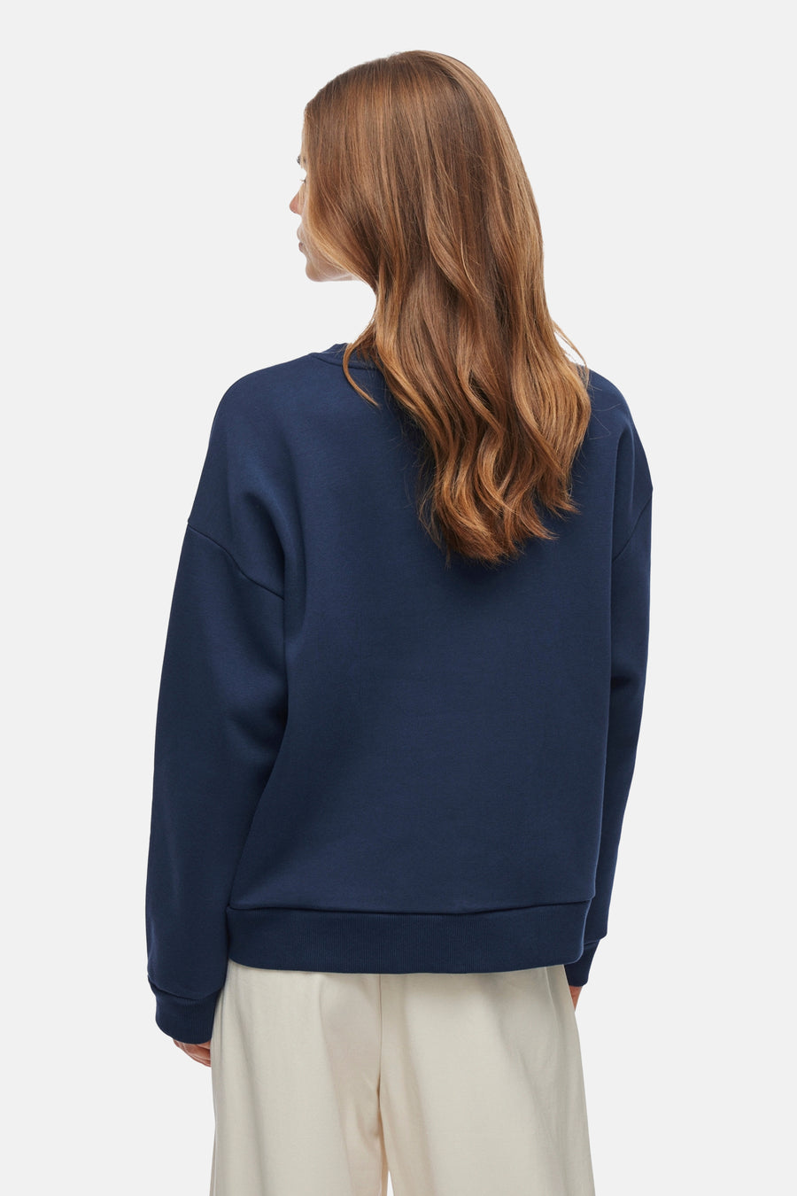 Sweater met ronde hals Blauw - VILA®