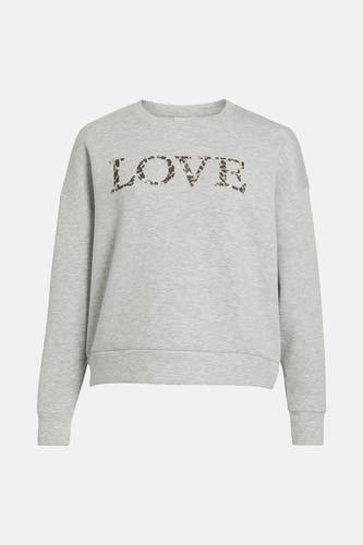 Sweater met ronde hals Grijs - VILA®
