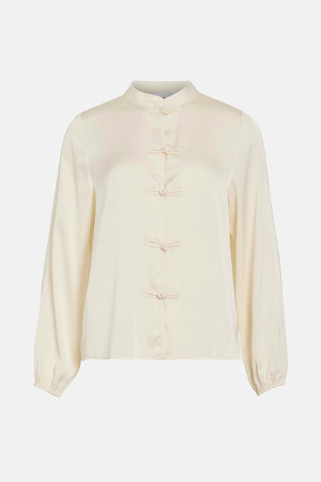 Hemd (lange mouwen) Beige - VILA®