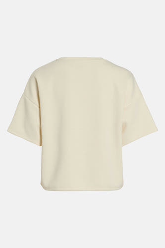 Sweater met ronde hals Ecru - VILA®