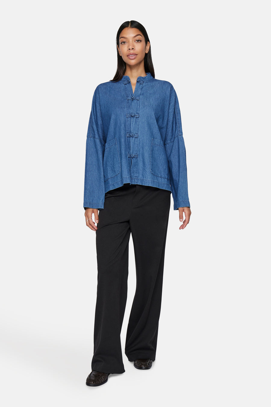 Jeanshemd Mid blue denim - VILA®