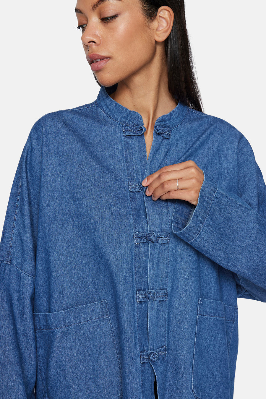 Jeanshemd Mid blue denim - VILA®