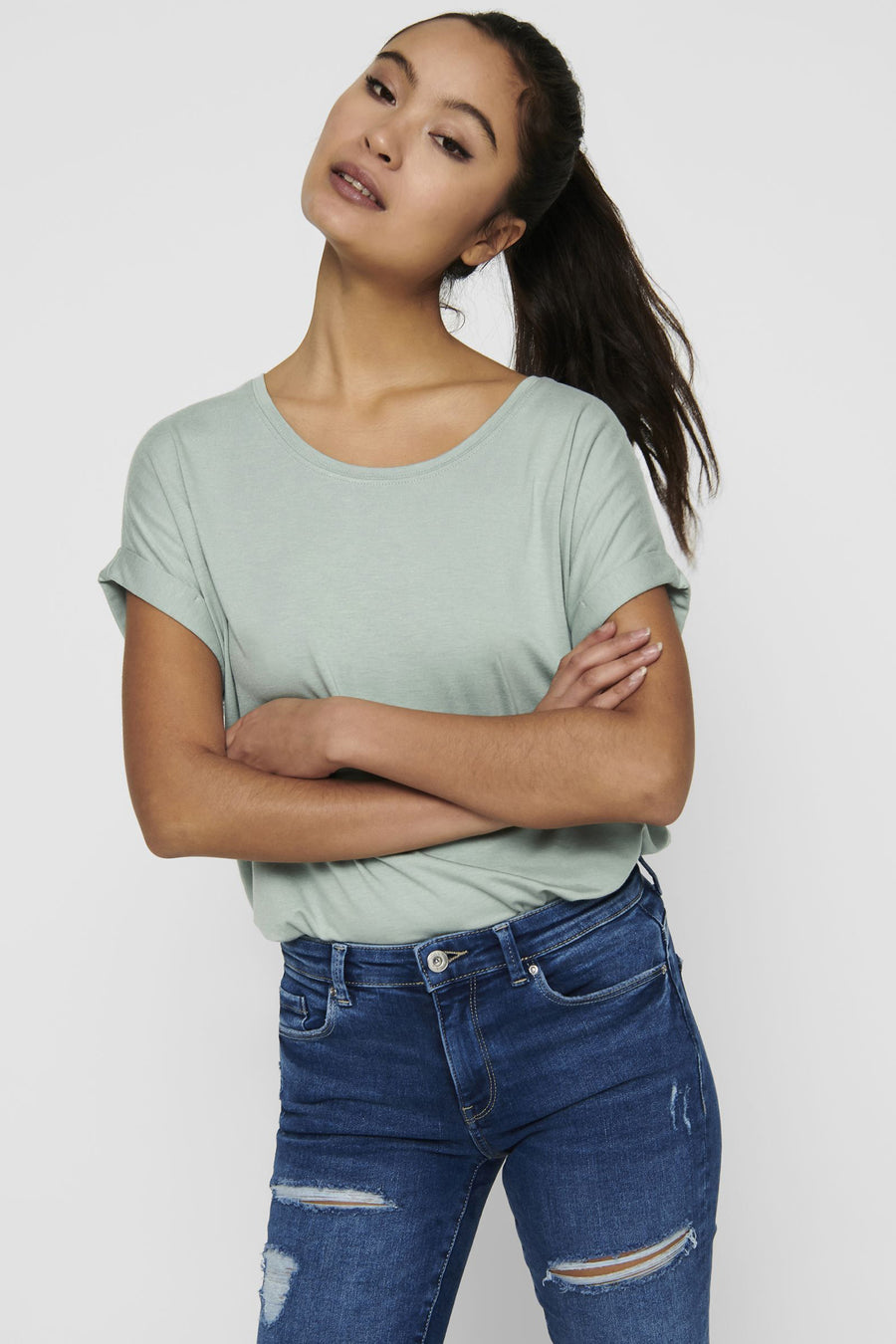 Top (korte mouwen) Groen - ONLY®