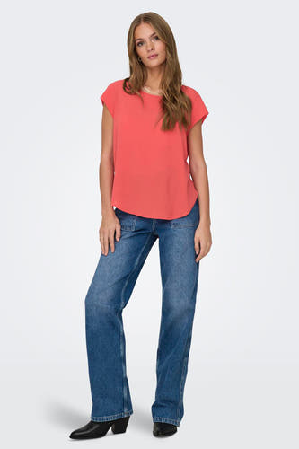 Blouse (korte mouwen) Rood - ONLY®