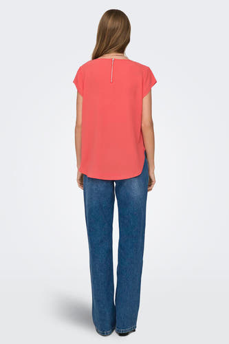 Blouse (korte mouwen) Rood - ONLY®