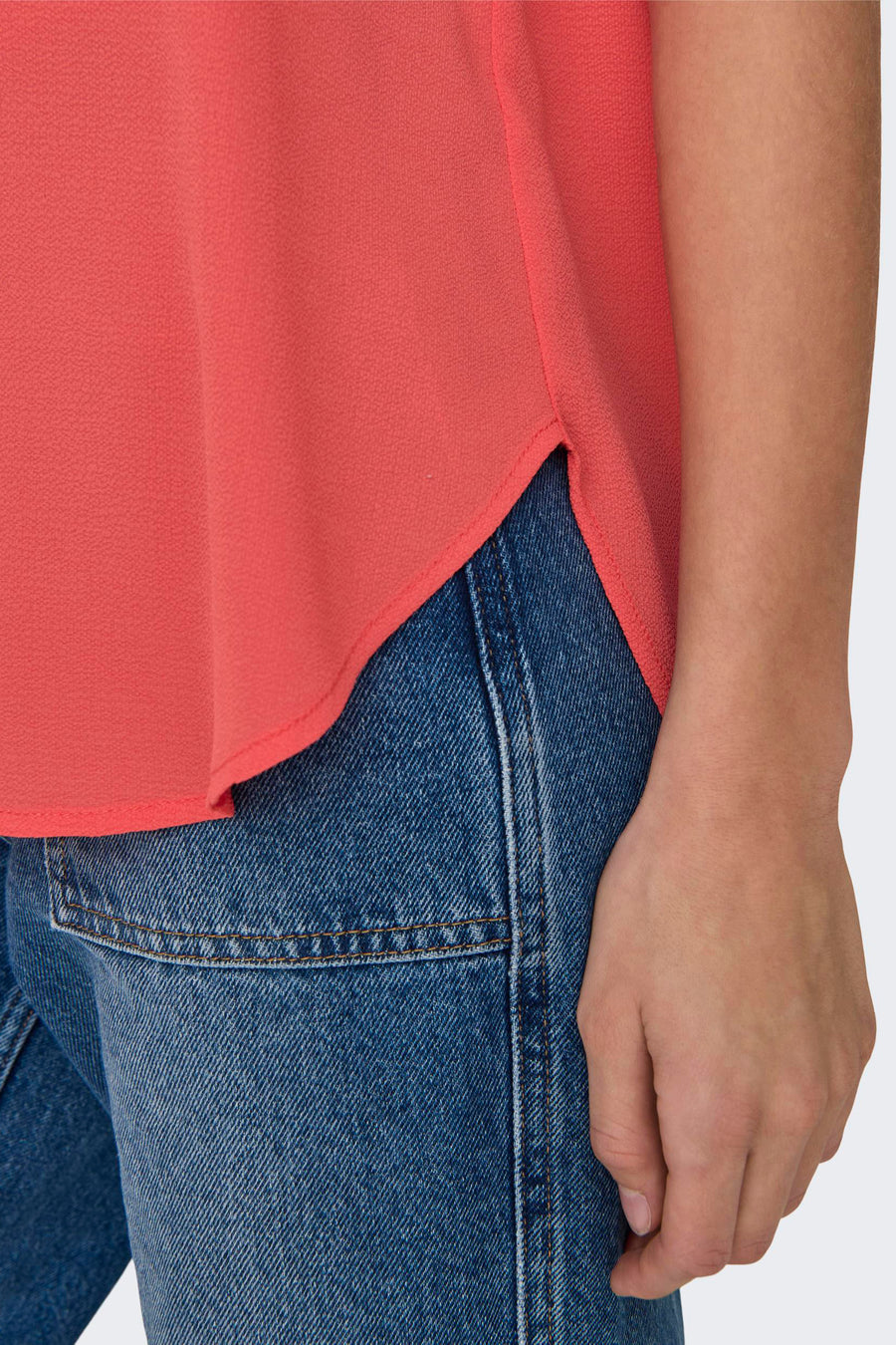 Blouse (korte mouwen) Rood - ONLY®