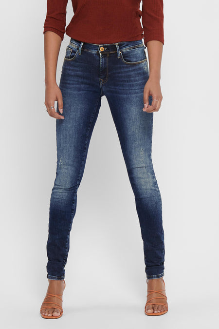 Skinny jeans - dark blue denim