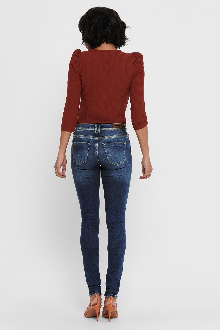 Skinny jeans - dark blue denim