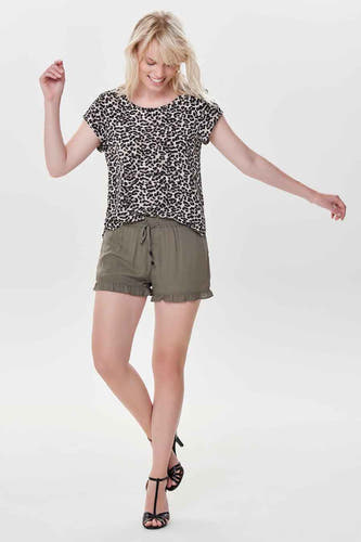 Blouse (korte mouwen) Bruin - ONLY®