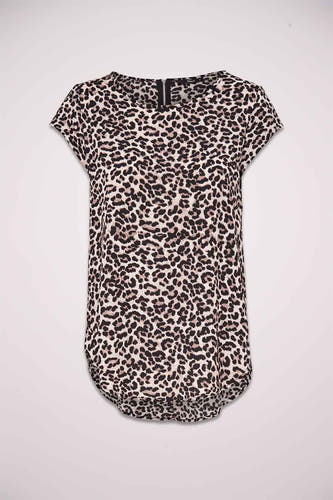 Blouse (korte mouwen) Bruin - ONLY®