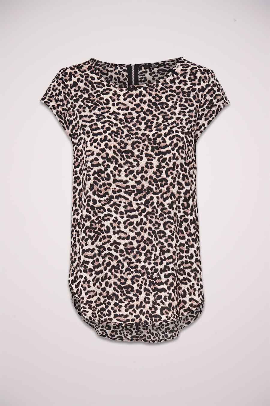 Blouse (korte mouwen) Bruin - ONLY®