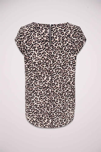 Blouse (korte mouwen) Bruin - ONLY®