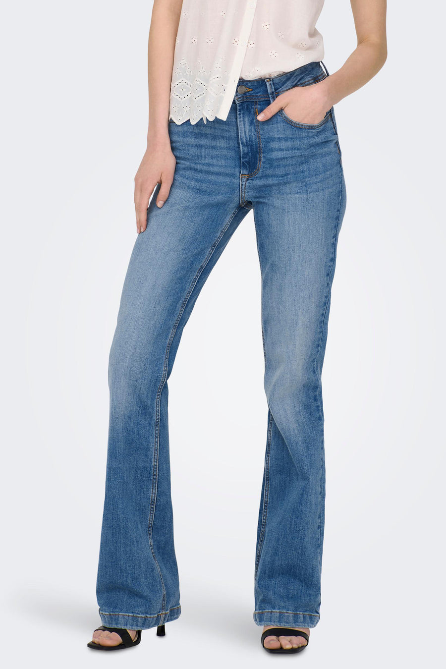 Jeans flared Mid blue denim - JDY