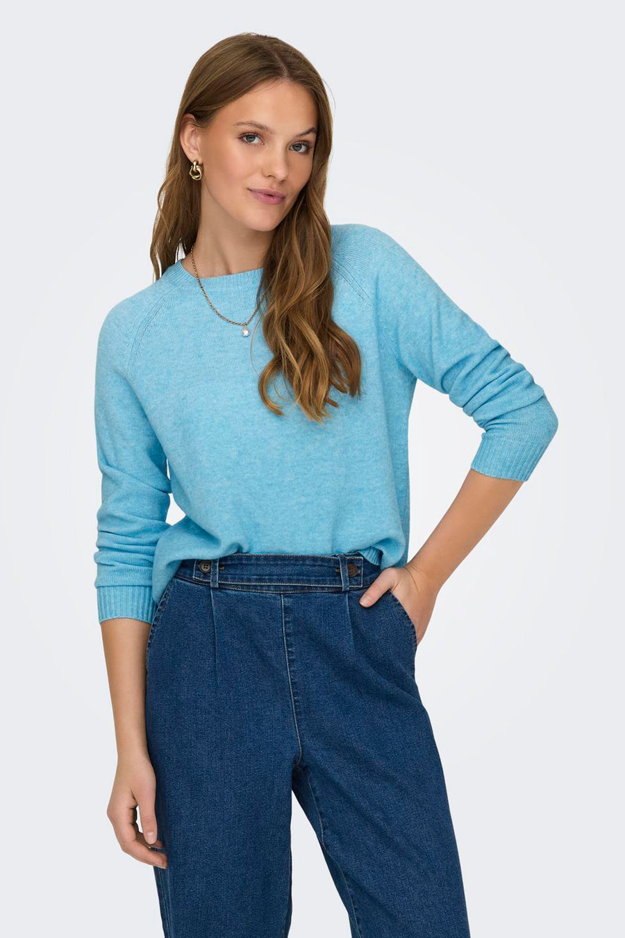 Trui met ronde hals Blauw - ONLY®