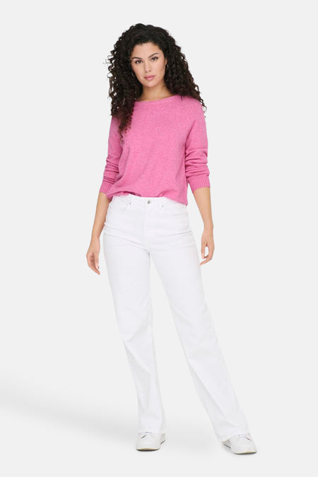 Trui met ronde hals Roze - ONLY®