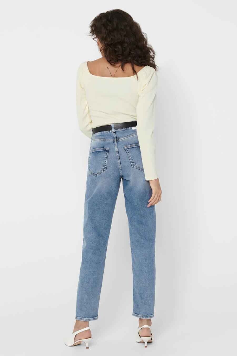 Mom Jeans Blauw - ONLY®