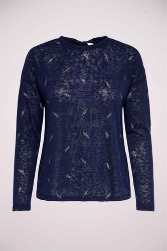 Trui met ronde hals Blauw - ONLY®