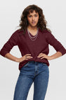 ONLCAMILLA V-NECK L/S PULLOVER KNT NOOS