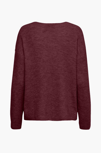 Trui met V-hals Rood - ONLY®