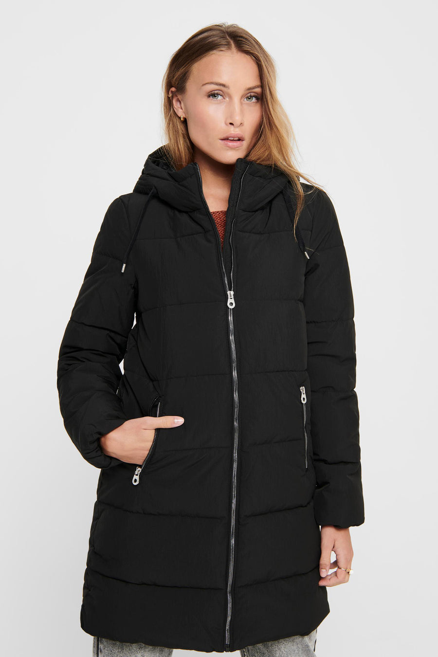 Lange jas Zwart - ONLY®