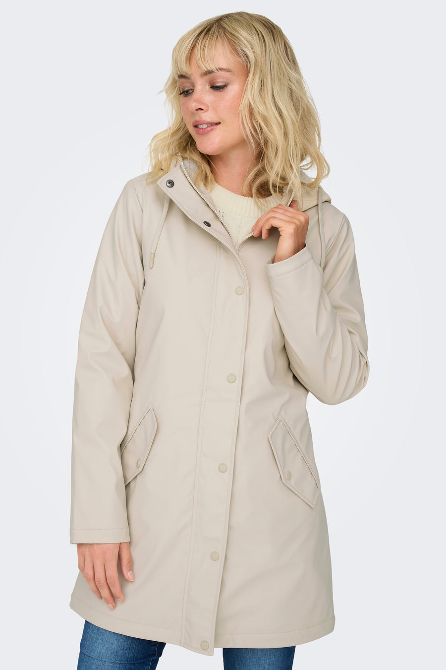 Regenjas Ecru - ONLY®