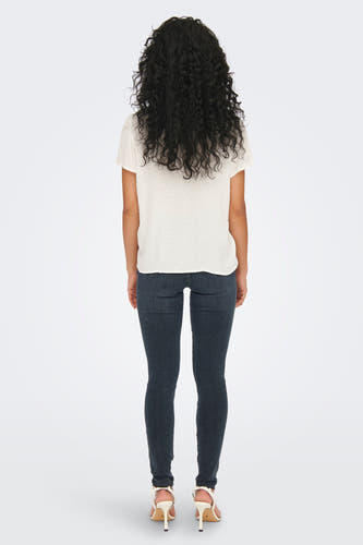 Blouse (korte mouwen) Wit - JDY