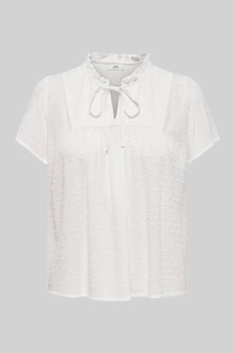Blouse (korte mouwen) Wit - JDY